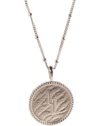 Claire Hill Designs - Hope Shorthand Coin Necklace - Lyst