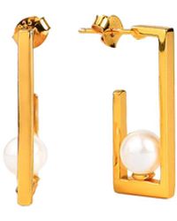 Zynnia Collective - Pearl Frame Hoops - Lyst