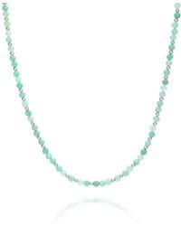 Nellou Jewellery - Jewel Bead May Birthstone Necklace Sterling - Lyst