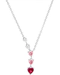 Kylie Harper - Ombre Graduating Heart Y Necklace - Lyst