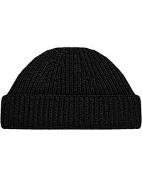 Paul James Knitwear - Heavyweight Extra Fine Merino Caster Fisherman Beanie - Lyst