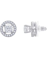 Diamonbliss - Marilyn Monroe Convertible Halo Stud Earrings - Lyst