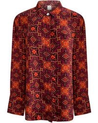 Why Mary - Marrakesh Long Sleeve Shirt Blouse - Lyst