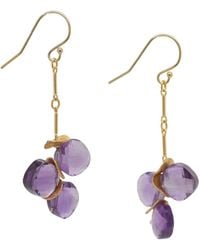 Lori Kaplan Design - Amethyst Passion Earrings - Lyst