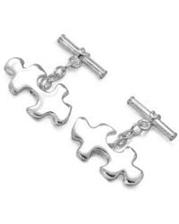 Lucy Quartermaine - Jigsaw Cufflinks - Lyst