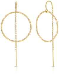 Heather Hawkins Jewelry - Medium Filigree Hoop Threader Earrings - Lyst