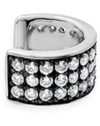 SALLY SKOUFIS - Destiny Ear Cuff With Made Cz Diamond Stimulant - Lyst