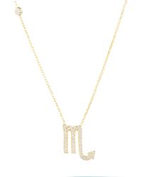 LÁTELITA London - Zodiac Star Sign Pendant Necklace Scorpio - Lyst