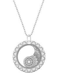 CarterGore - Medium Mandala Yin Yang Pendant Necklace - Lyst