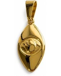Jagged Halo Jewelry - Athena Evil Eye Pendant - Lyst