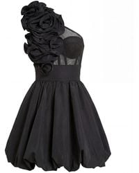 Mac Duggal - One Shoulder Ruffle Bubble Hem Mini Dress - Lyst
