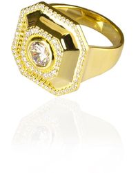 Ep Designs - Mila Square Ring - Lyst
