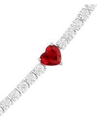 Maison De Gala - Scarlet Heart Bracelet - Lyst