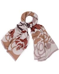 Saachi - Geo Floral Reversible Scarf - Lyst