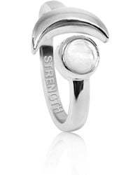 The Jewellery Store London - Adjustable April Strength Birthstone Ring - Lyst