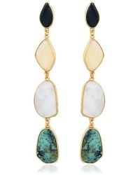 Rare Matters Jewelry - Earth Element Gemstone Drops Earrings - Lyst