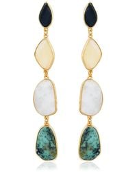 Rare Matters Jewelry - Earth Element Gemstone Drops Earrings - Lyst