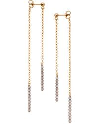 Heather Hawkins Jewelry - Front Back Extra Tiny Gemstone Duster Earrings - Lyst