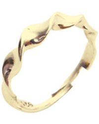 Spero London - Helical Sterling Ring Lightly Twisted Ring - Lyst