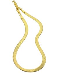 Arvino - Snake Chain Necklace Water Resistance Premium Plating - Lyst