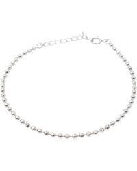 Sophelia - Ball Bead Chain Minimalist Dainty Sterling Bracelet - Lyst
