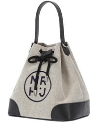 MARHEN.J - Two-Tone Canvas & Apple Leather Bag - Lyst