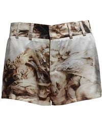 Hedare - Vril Silk Shorts - Lyst