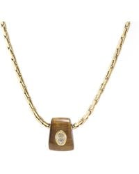 Hye Jane Jewelry - Bowie Tigers Eye Gemstone Slider Necklace - Lyst