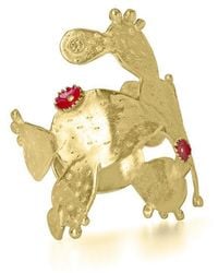 Sophie Simone Designs - Cuff Cactus With Enamel - Lyst