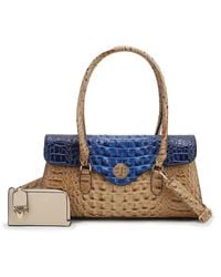 Mkf Collection - J'omor - Liviana Croc-Embossed Elongated Shoulder Bag - Lyst
