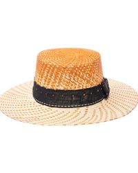 ORTUS - Neutrals Lulo Straw Boater Hat - Lyst