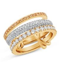 SALLY SKOUFIS - Cyclic Ring With Made Diamonds - Lyst
