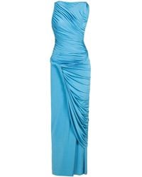 Nocturne - Draped Sleeveless Midi Dress - Lyst