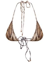 Animal - Jungle Reversible Bikini Top - Lyst
