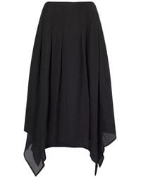 Amy Lynn - Tilda Asymmetric Chiffon Midi Skirt - Lyst