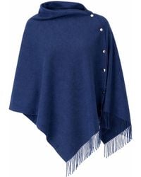 Franchetti Bond - Gisella Button Poncho - Lyst