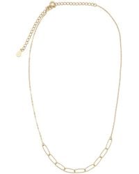 Shabella Nyc - Mini Chain Necklace - Lyst