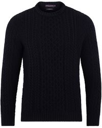 Paul James Knitwear - Fisherman's British Wool Johnson Cable Jumper - Lyst