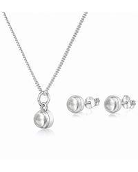 The Jewellery Store London - April Birthstone Jewellery Set With Crystal - Lyst