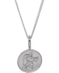 Katie Mullally - St Christopher Necklace - Lyst