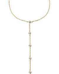 BLOOMTINE | Earth Angel HQ - Illuminesstm 14k Vermeil Sparkle Lariat Necklace - Lyst