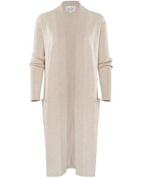 YOU LOOK PERFECT - Cardigan Blossom, Long Merino Cardigan With Pockets - Lyst