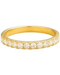 Juvetti - Salto Diamond Half Eternity Ring - Lyst