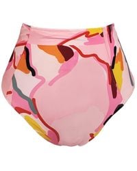 Jessie Zhao New York - Aurora Bloom High Waisted Bikini Bottom - Lyst
