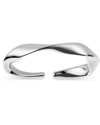Elk & Bloom - Sterling Stacking Band Ring - Lyst