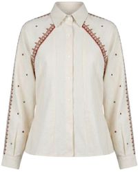 Collected Xx - Neelum Embroidered Panel Shirt - Lyst