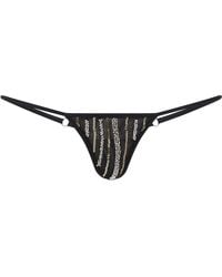Belle -et-BonBon - Edie Beaded Glitter Thong - Lyst