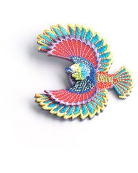 Nana Watanabe - Bird Embroidery Brooch - Lyst