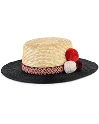 Justine Hats - Neutrals Boho Summer Hat - Lyst