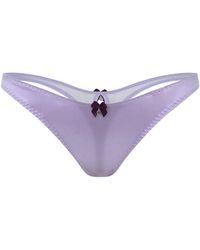 Scarlett Gasque - The Wisteria Silk Knicker - Lyst